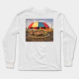 Motorcycle amusement ride Long Sleeve T-Shirt